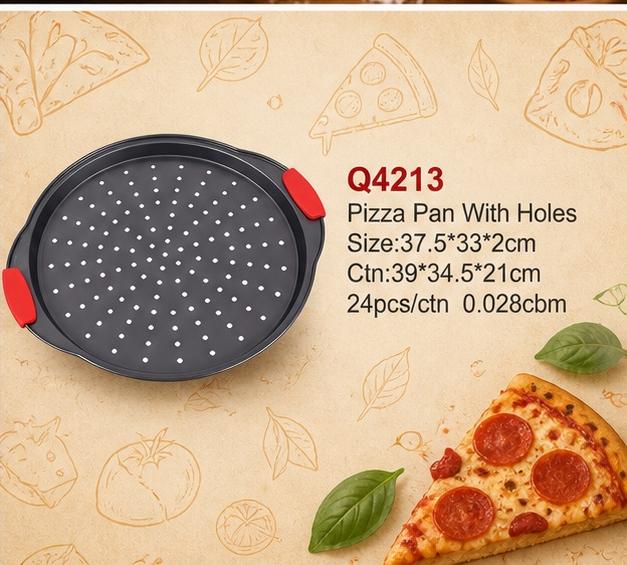 Perforated pizza trays