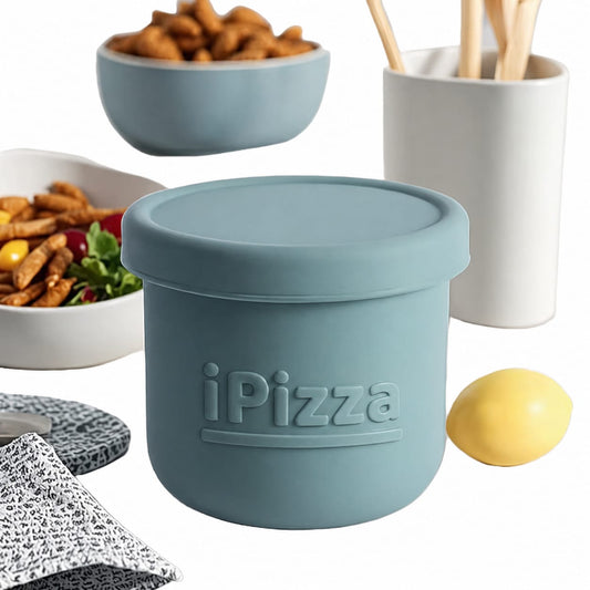 Silicone pizza dough proofing bowl