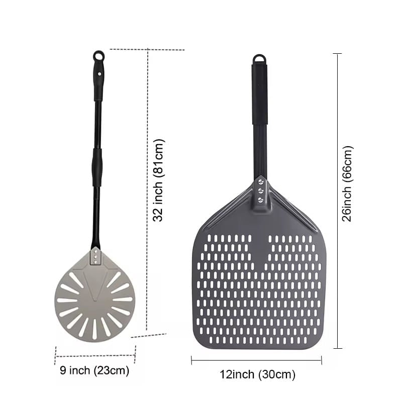 Adjustable pizza peel and turner