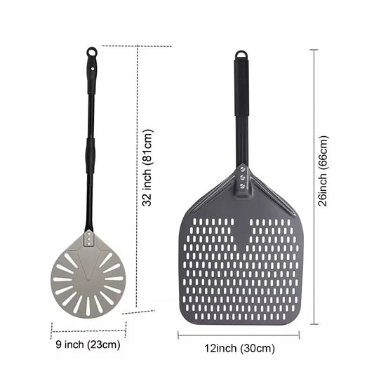 Adjustable pizza peel and turner