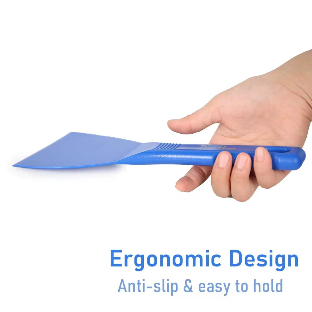 Plastic dough scraper