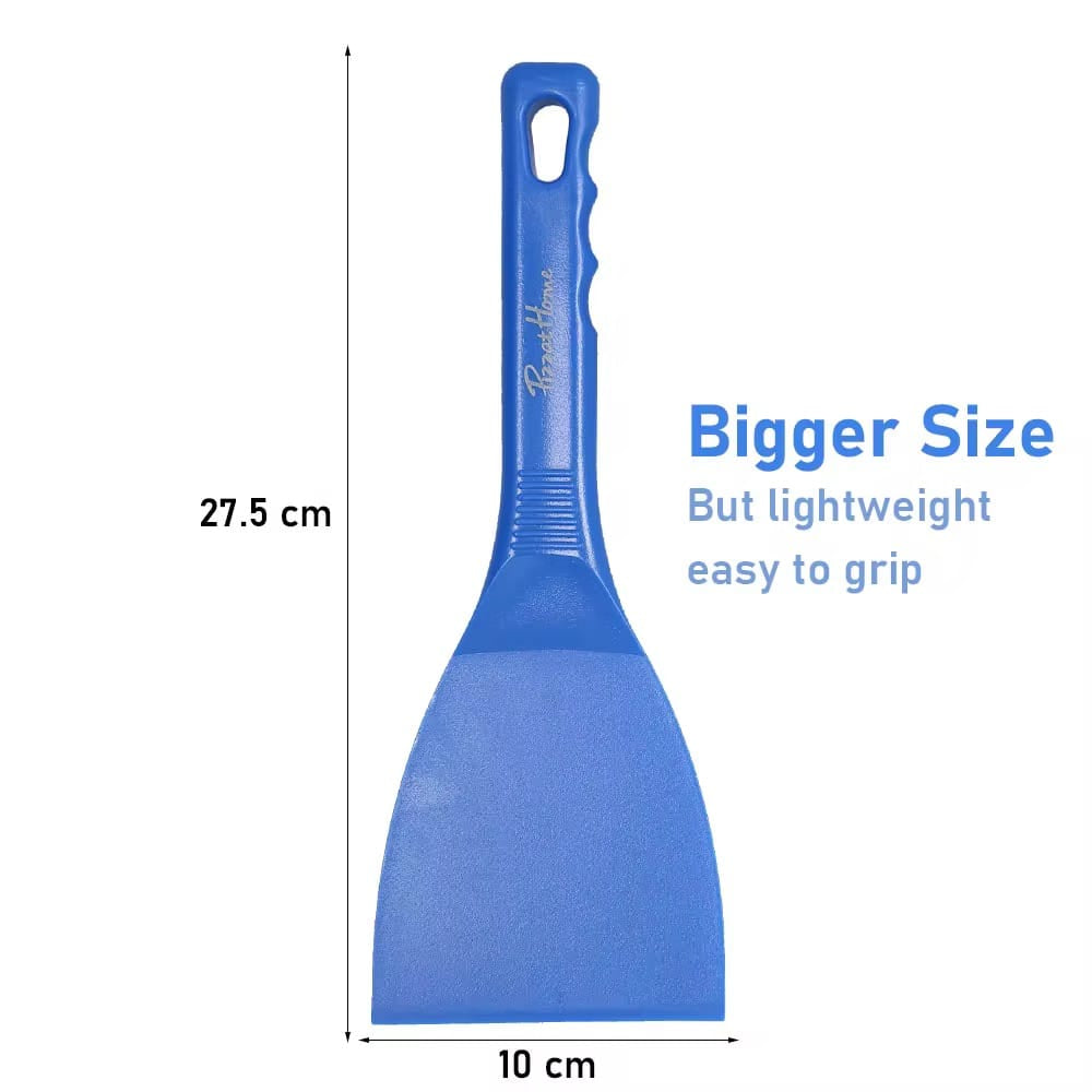 Plastic dough scraper
