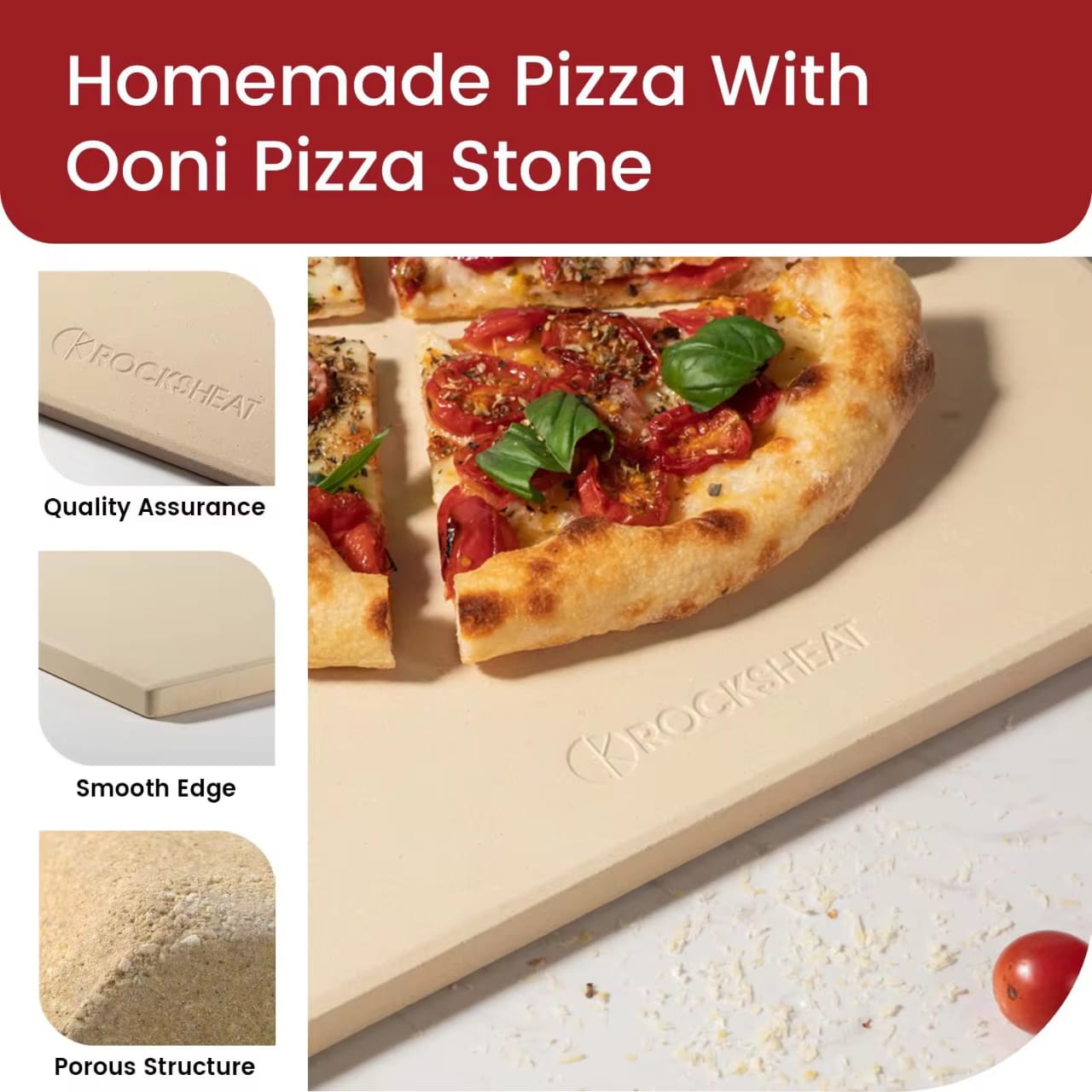 Rectangle pizza stone