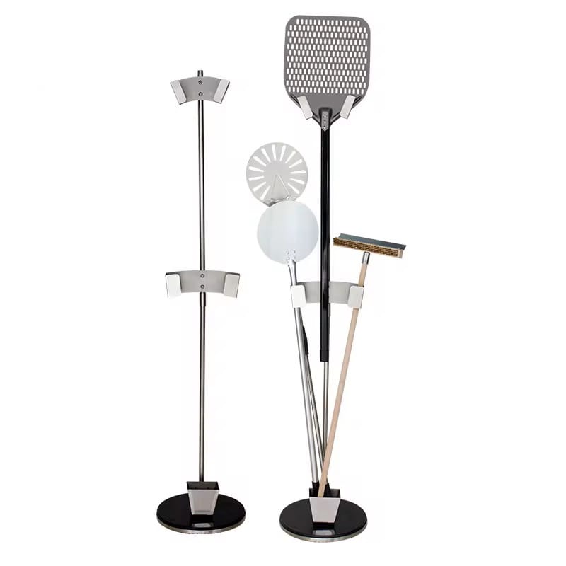 Pizza peel holders