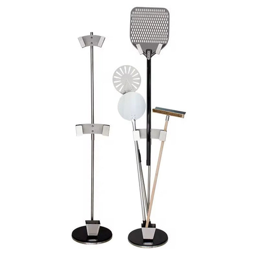 Pizza peel holders